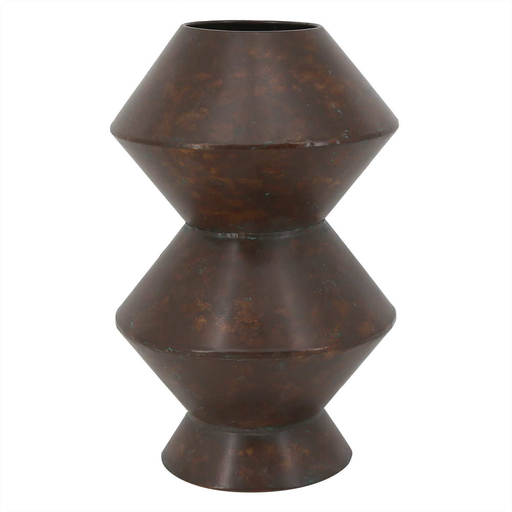 Vaso em Ferro Justo Marrom - image 0