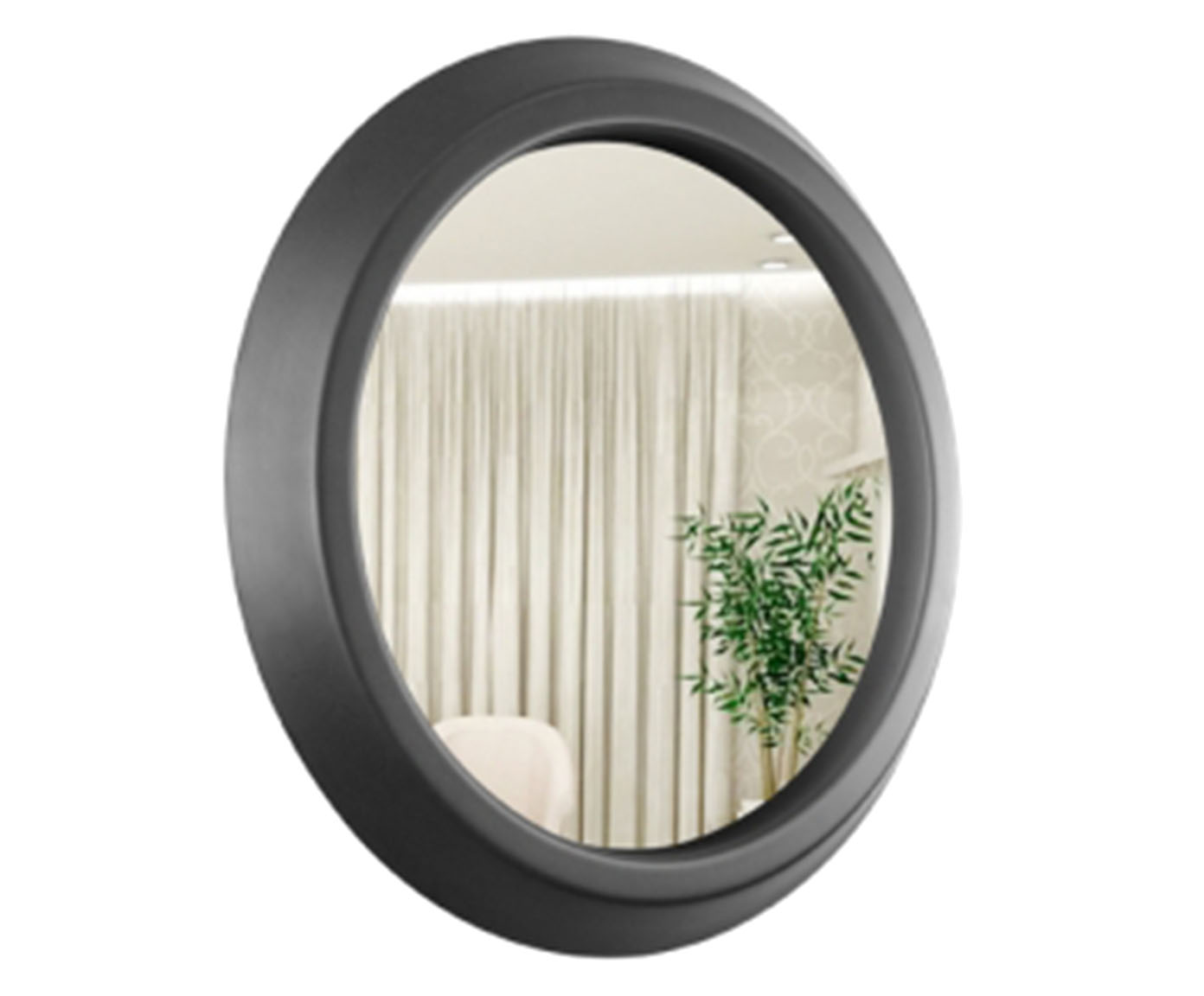 Espelho Call Preto - LED Amarelo - image 0