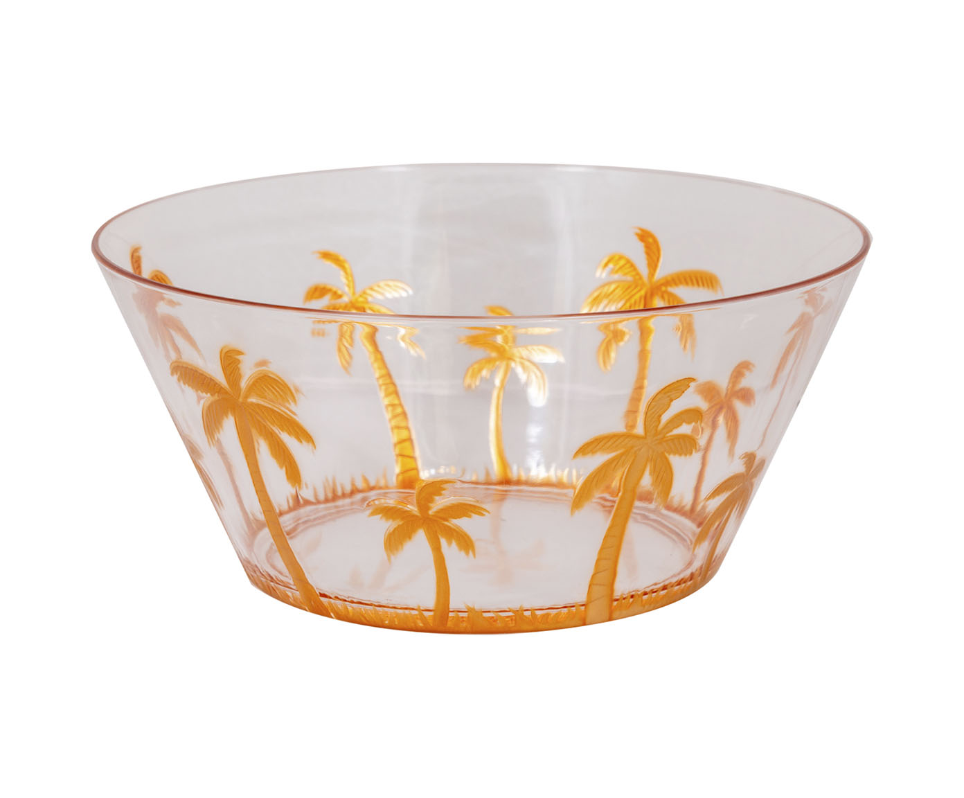Bowl para Salada Grande Palm Tree  - Dourado - image 0
