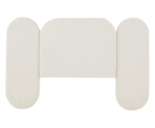 Cabeceira em Boucle Aveludado Arco Embrace OffWhite image number 9