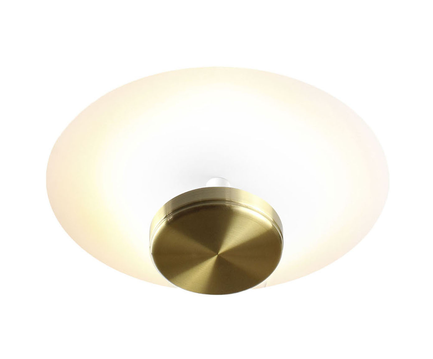Plafon de Sobrepor Slice Dourado Escovado Bivolt - P - image 0