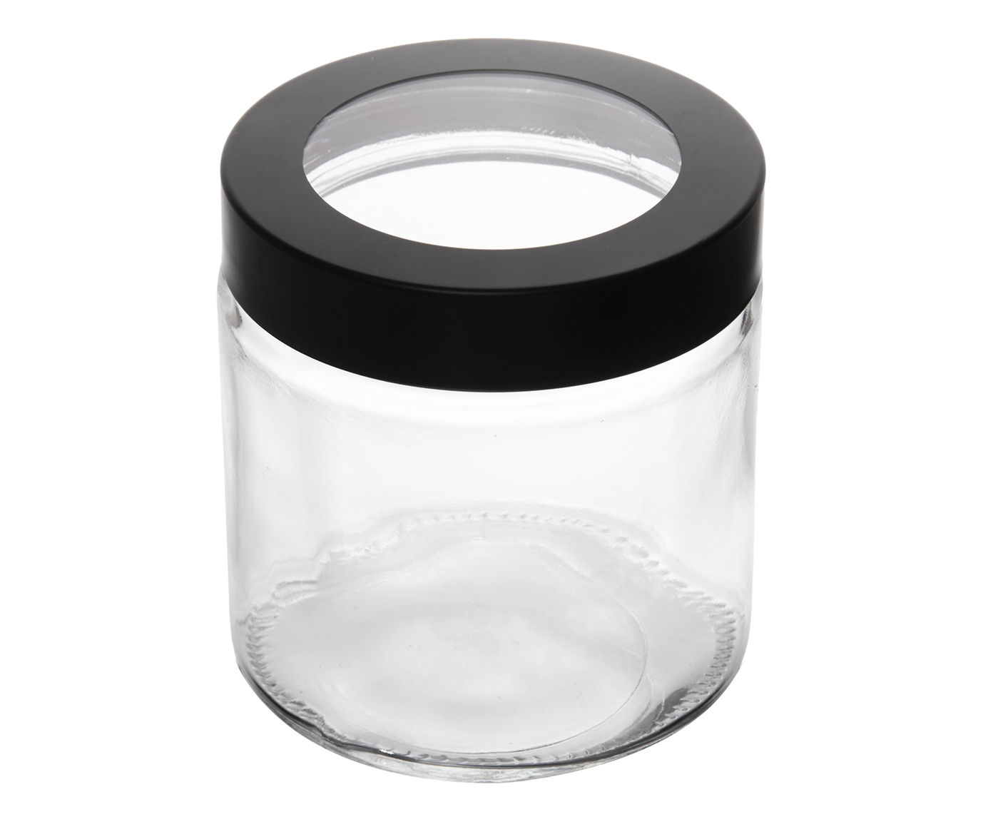 Pote com Visor na Tampa Basic Preto - 880ml - image 0