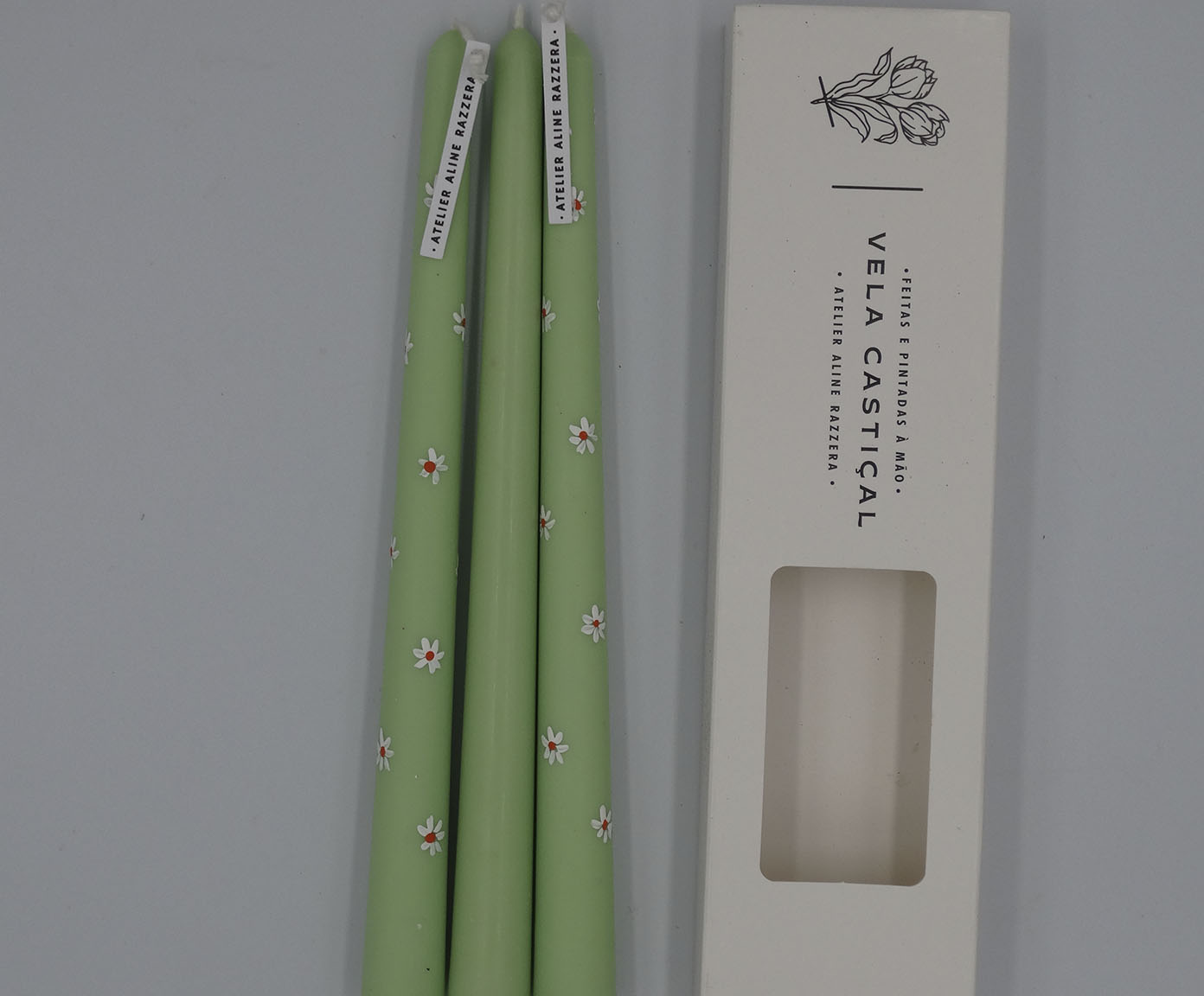 Velas para Casti&ccedil;al Daisy Verde - 3 pe&ccedil;as image number 2