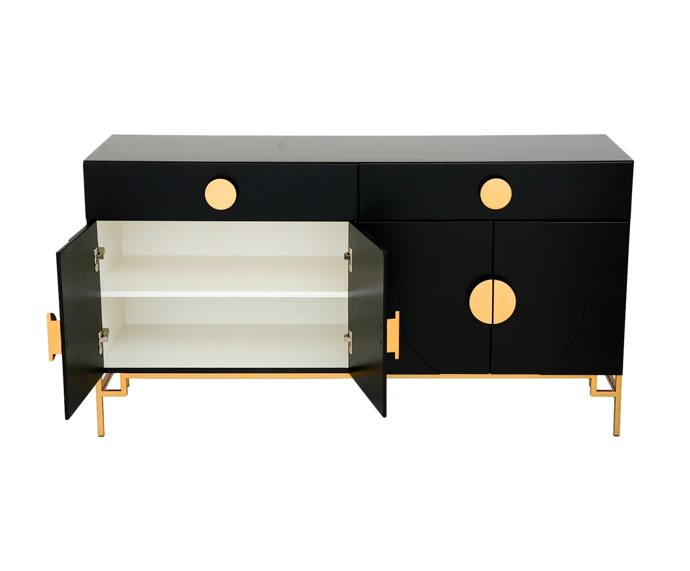 Buffet Duo Cerchio D'Oro - Preto - image 1