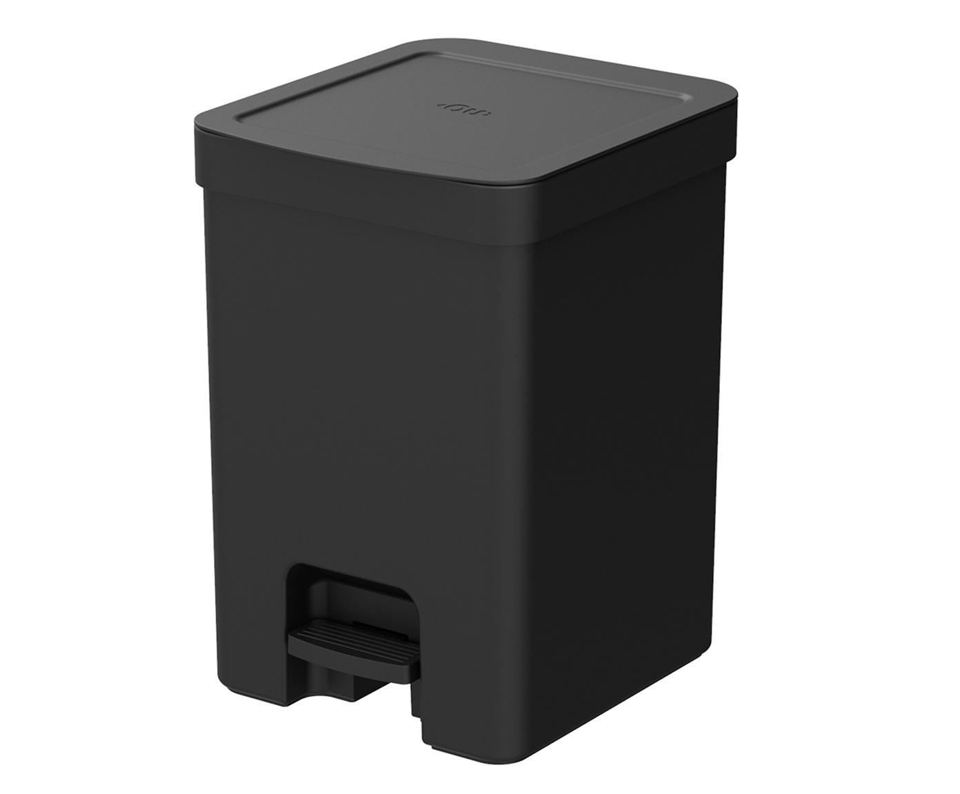 Lixeira de Pedal Trium I Preto Fechado - image 0