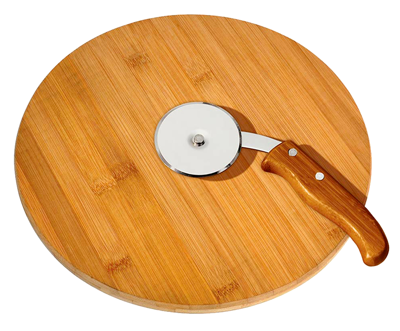 Jogo para Pizza em Inox E Bambu Napoli - image 0