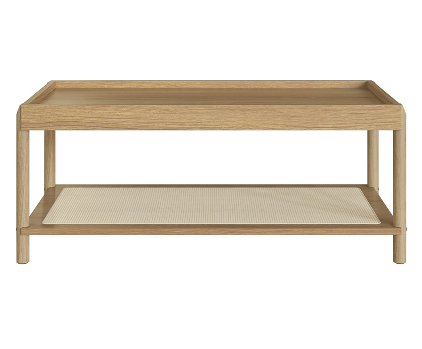 Mesa de Centro Retangular com Prateleira Tela Oslo Hanover - image 0