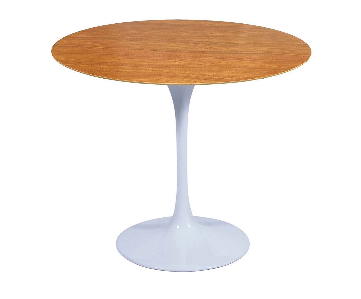 Mesa Saarinen Redonda Freij&oacute; Base Branca image number 2