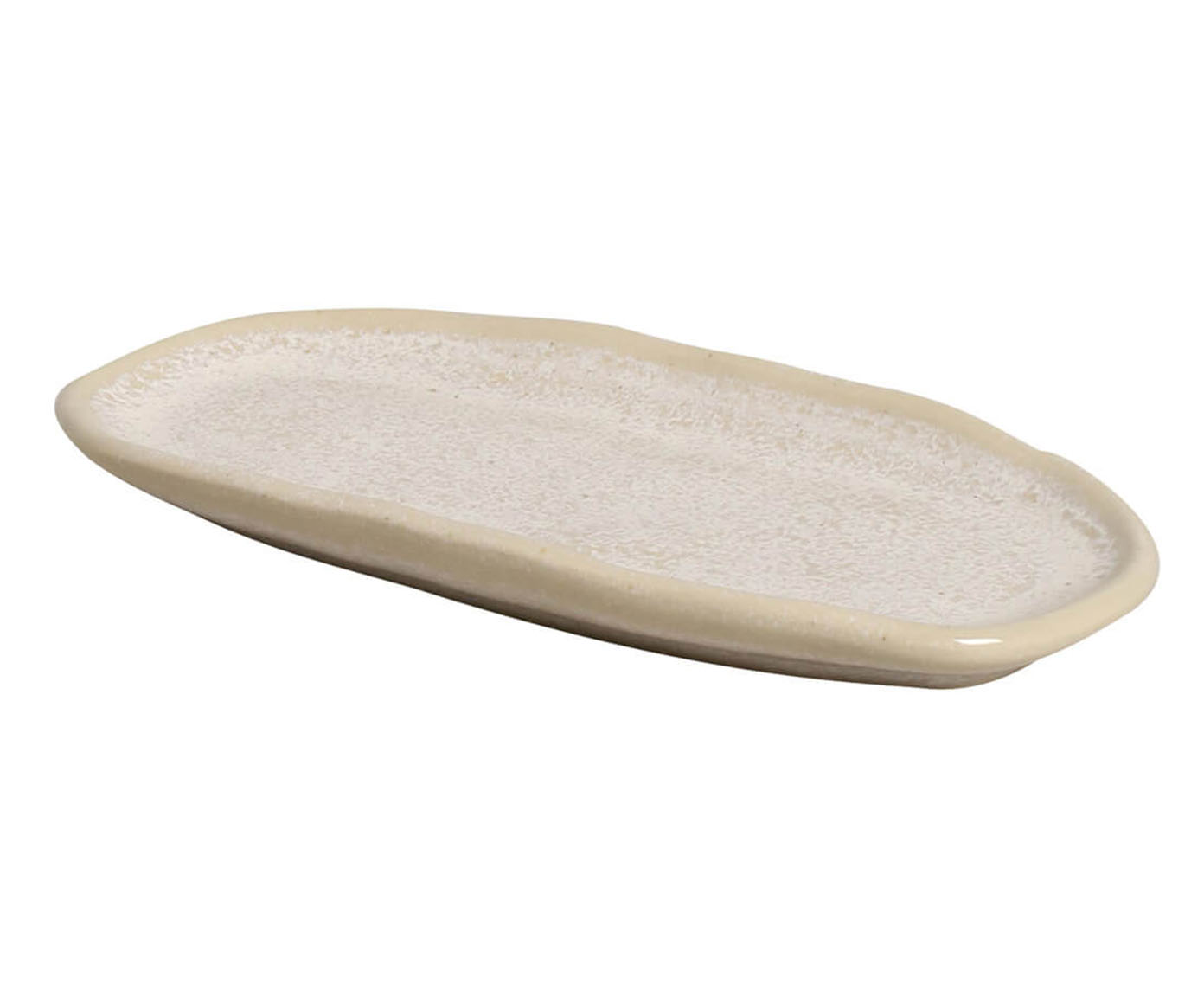 Jogo de Travessas Oval Rasa Mini Org&acirc;nico Latte Cru - image 1