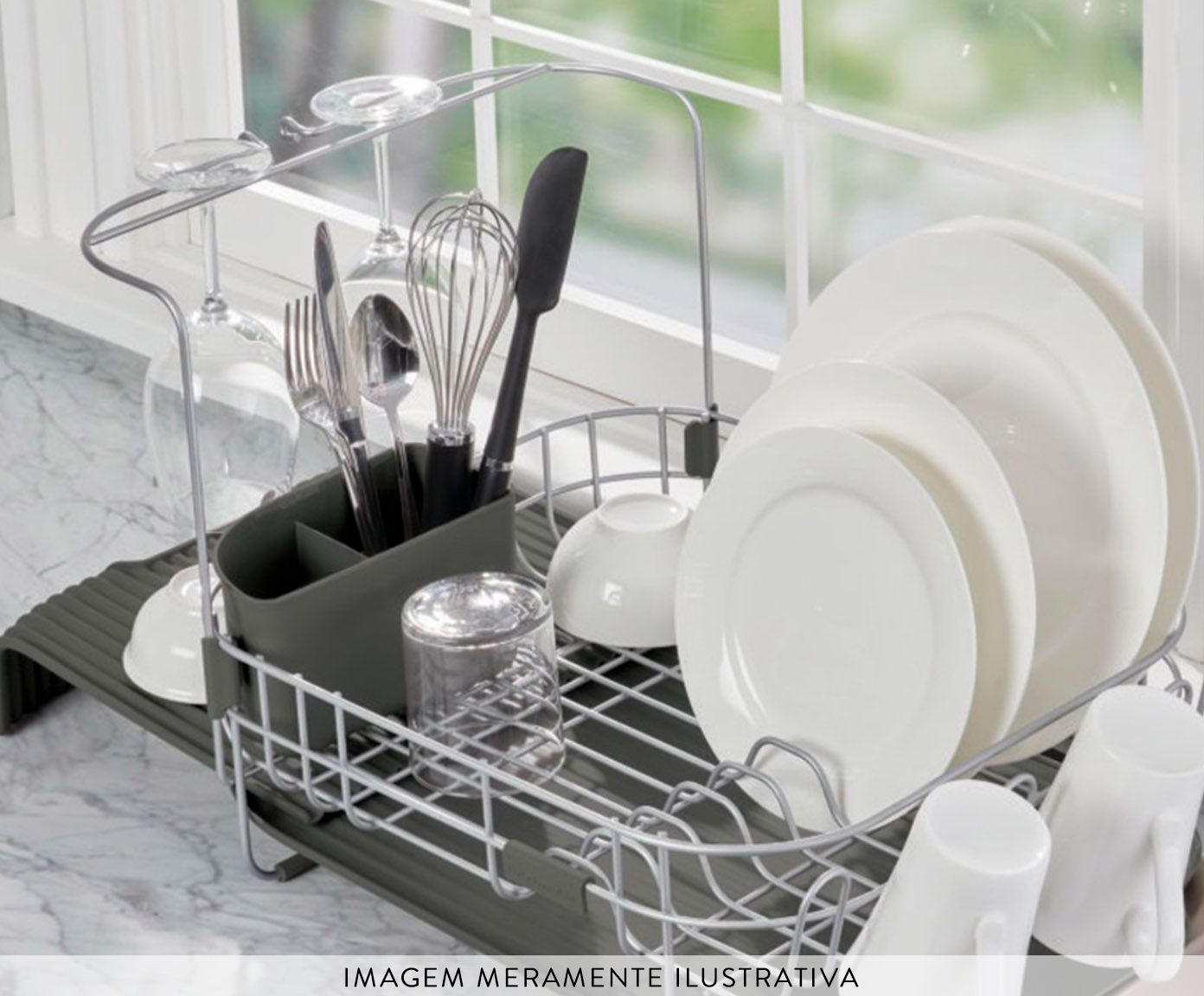Escorredor de Lou&ccedil;as Expans&iacute;vel Kitchenaid image number 2