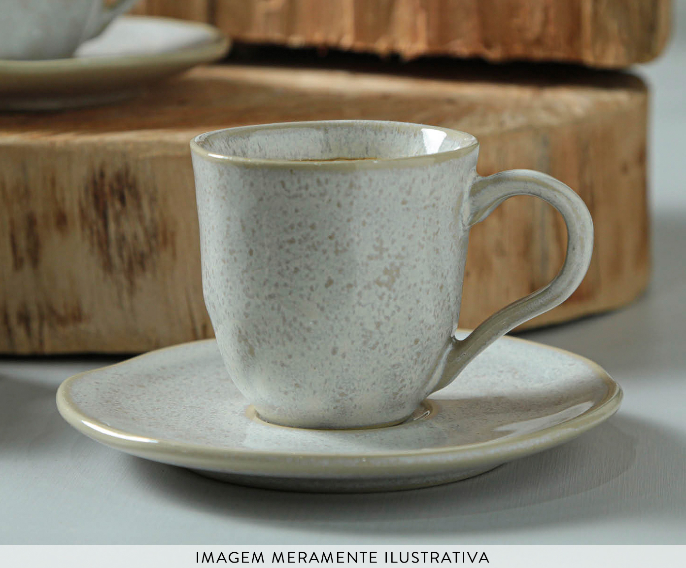 Jogo de X&iacute;caras para Caf&eacute; Org&acirc;nico Latte Cru - image 1