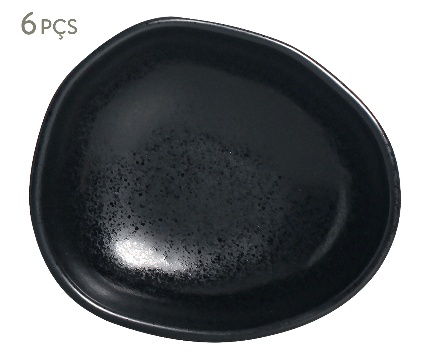Jogo de Cumbucas Oval Org&acirc;nico Eclipse Preto - image 0
