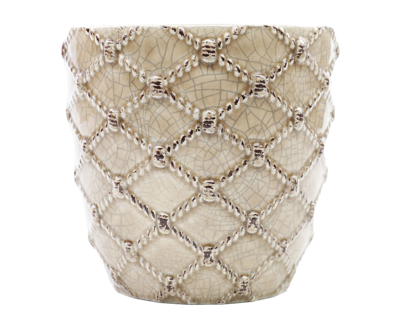 Vaso em Cer&acirc;mica com Textura Cordas - image 0