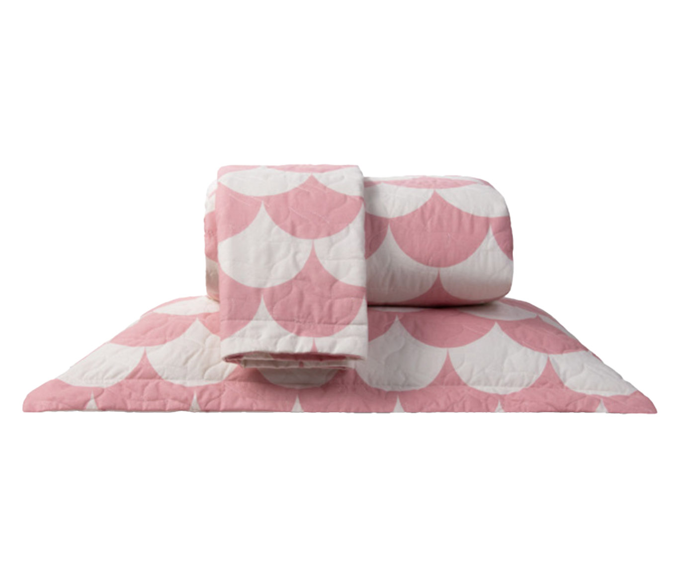 Jogo de Cobre-Leito Percalle Estampado Scale Rose 200 Fios - image 1