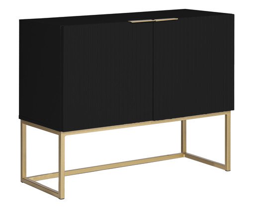 Buffet Ondulado 2 Portas Preto - image 0
