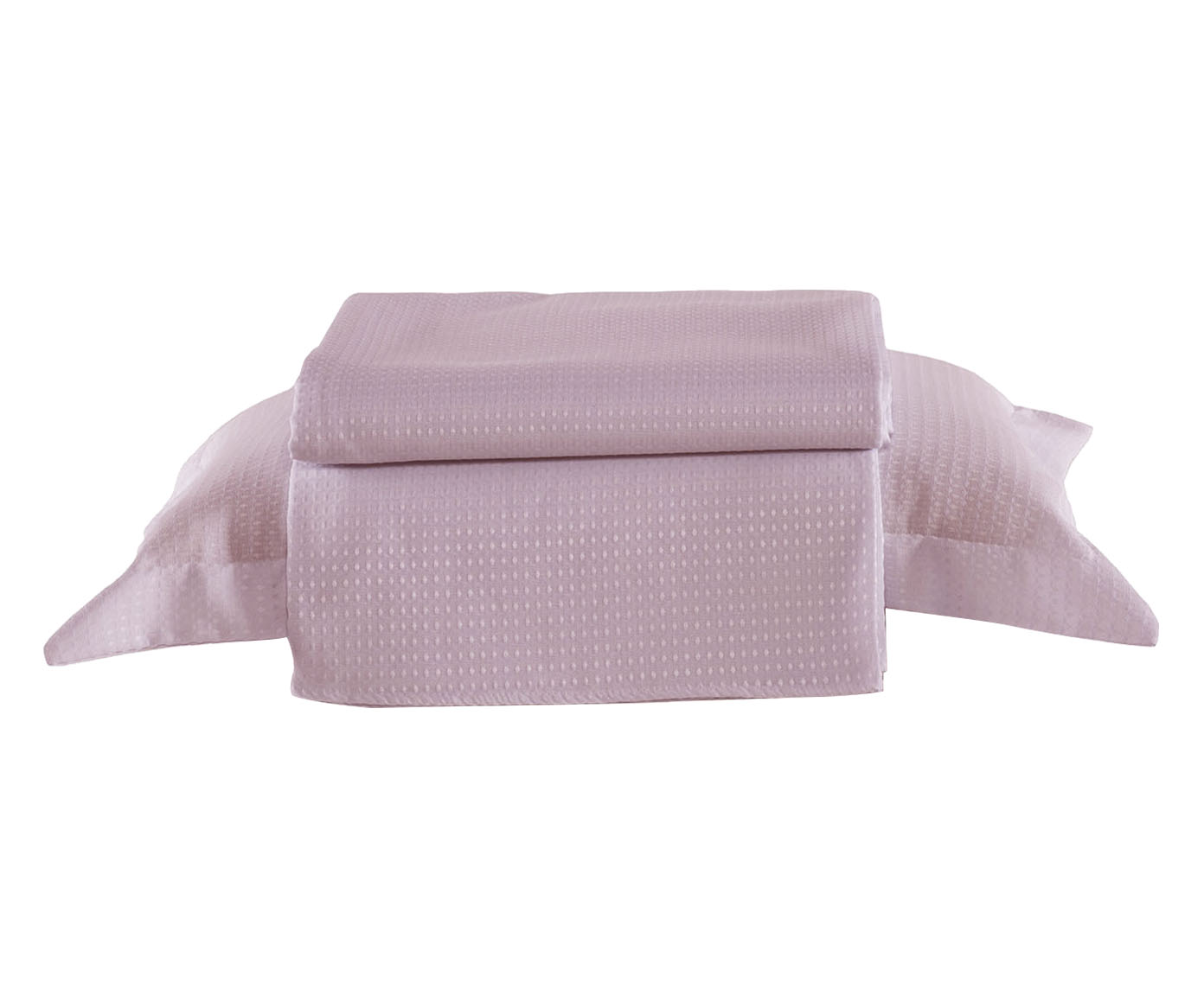 Jogo de Cobre-Leito Piquet Collor Rose - image 0