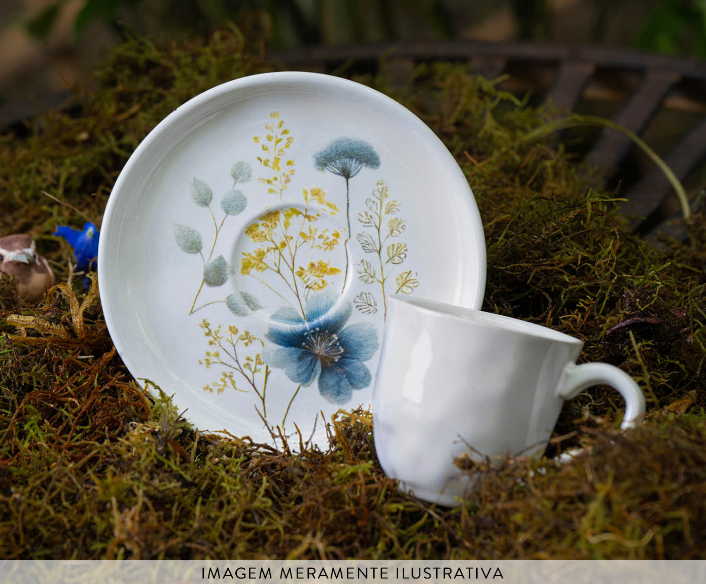 Jogo de X&iacute;caras para Caf&eacute; Bio Bella Floral - image 1