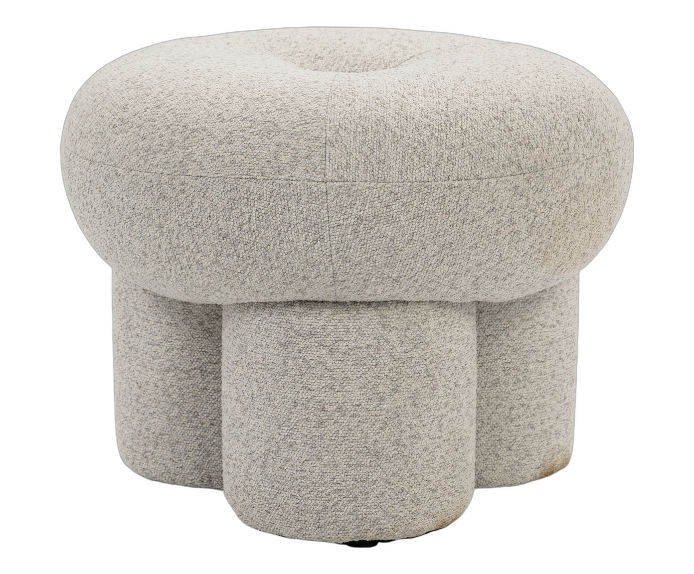 Puff Trium Tecido Cinza Claro - image 0