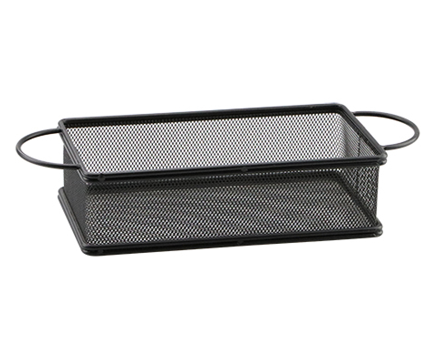 Cesta Organizadora para Alimentos em Inox Preto - image 0
