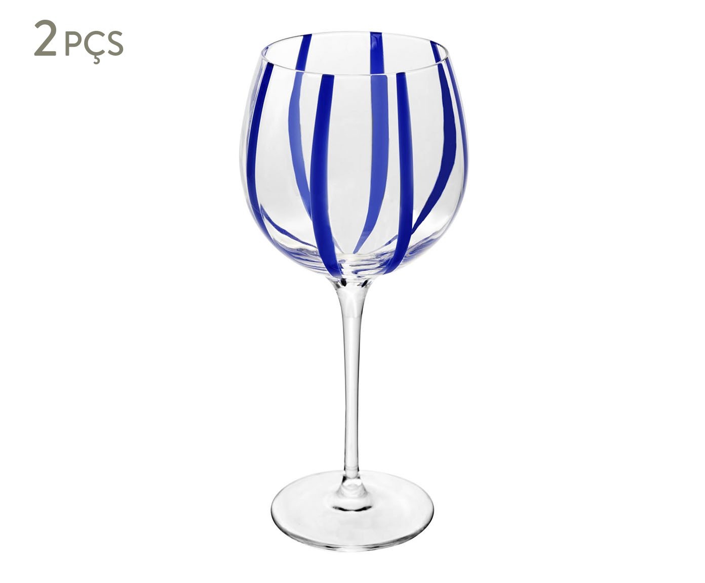 Jogo de Ta&ccedil;as para Vinho Azura Azul - image 0