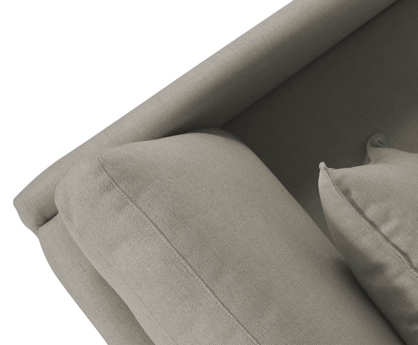Sof&aacute; Toledo com Chaise Off White image number 4