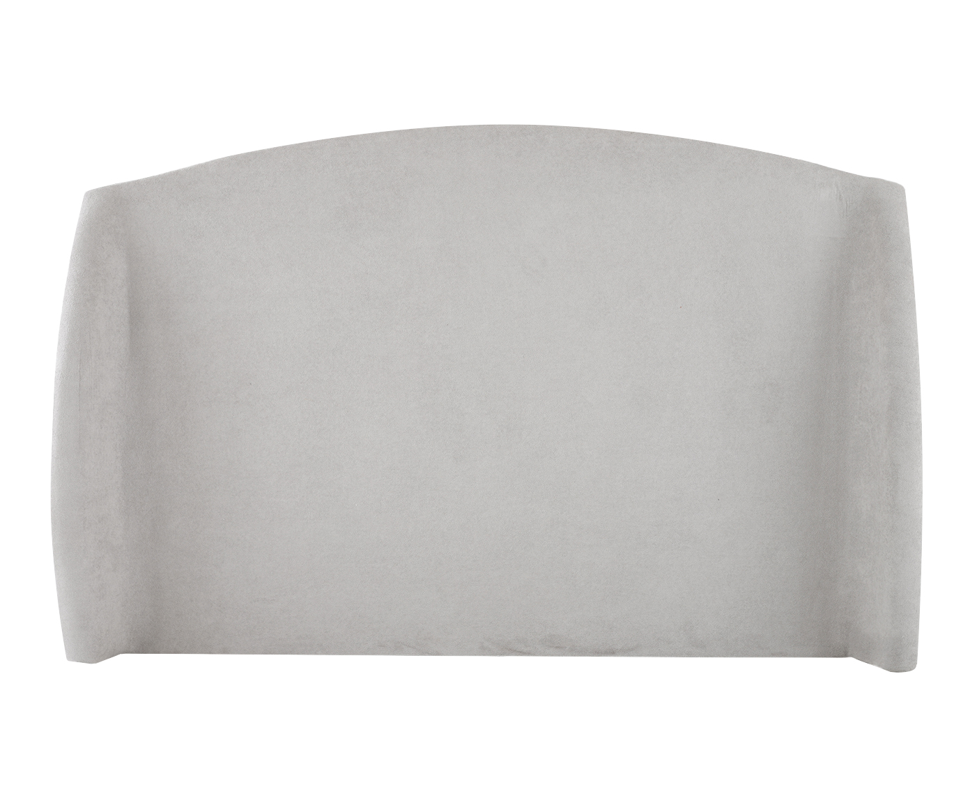 Cabeceira em Boucle Aveludado Smooth Cinza - image 1