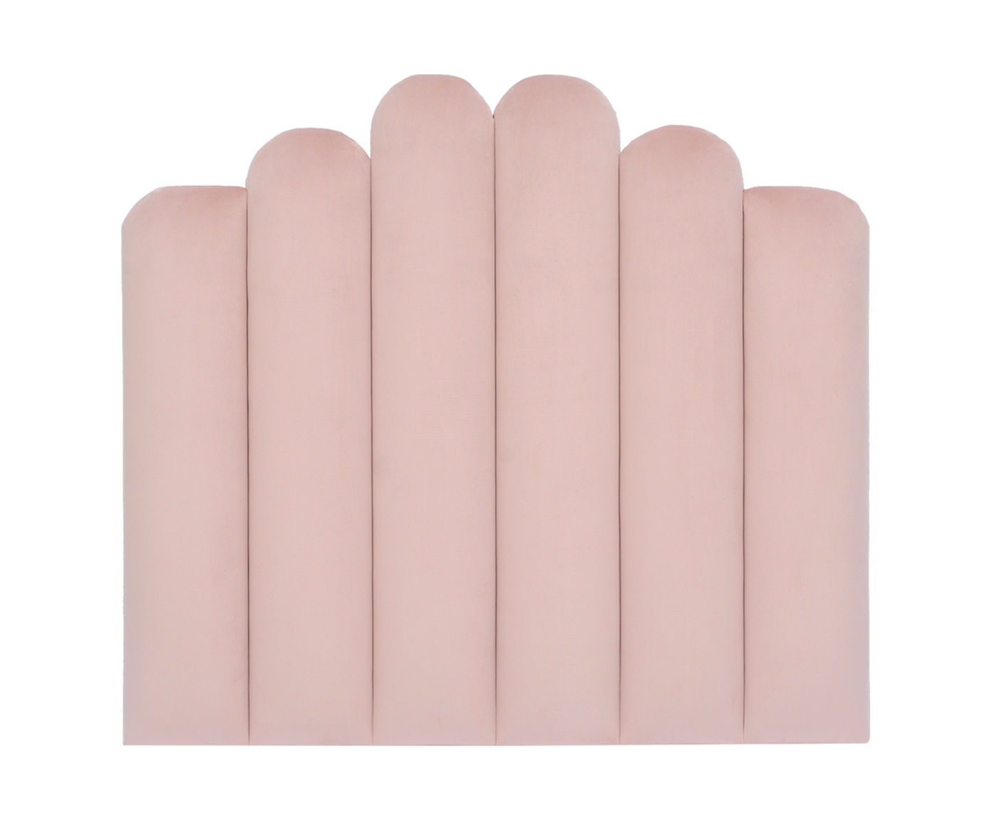 Cabeceira Painel em Veludo Royal Gomos - Rosa - image 1