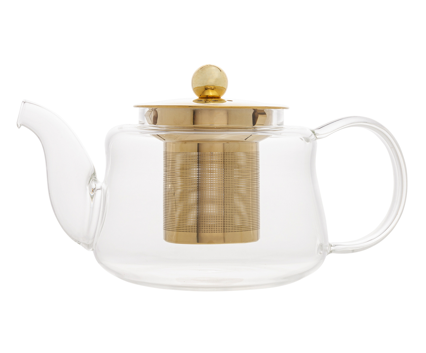 Chaleira com Infusor em Inox Aylena Dourada - image 0