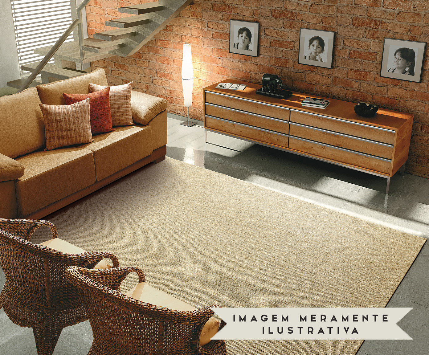 Tapete Debrum New Boucle Palha image number 3