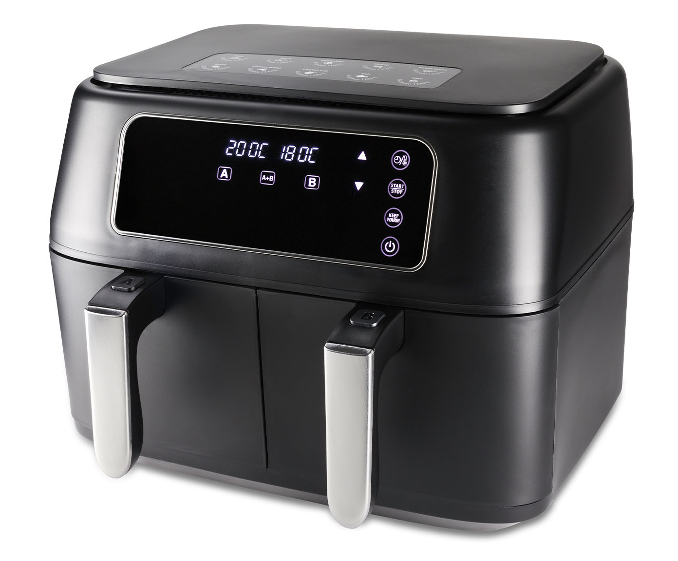 Air Fryer com Duas Cestas Hamilton Beach Preta image number 3