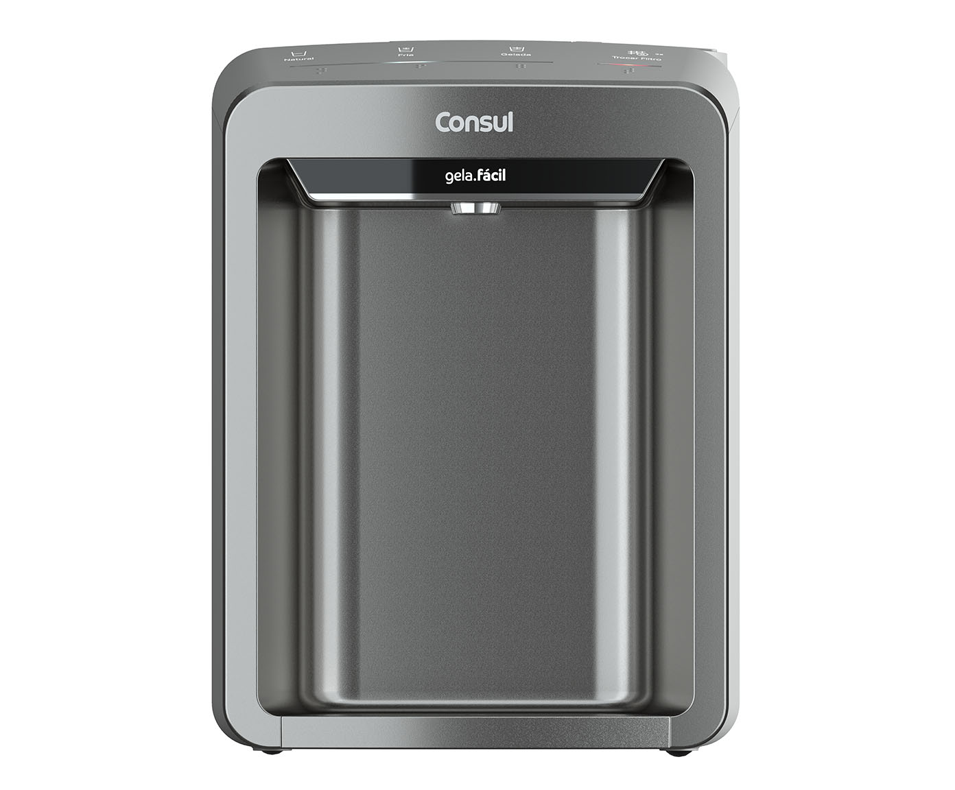 Purificador de &Aacute;gua Eletr&ocirc;nico com Refrigera&ccedil;&atilde;o Consul Cinza - image 0