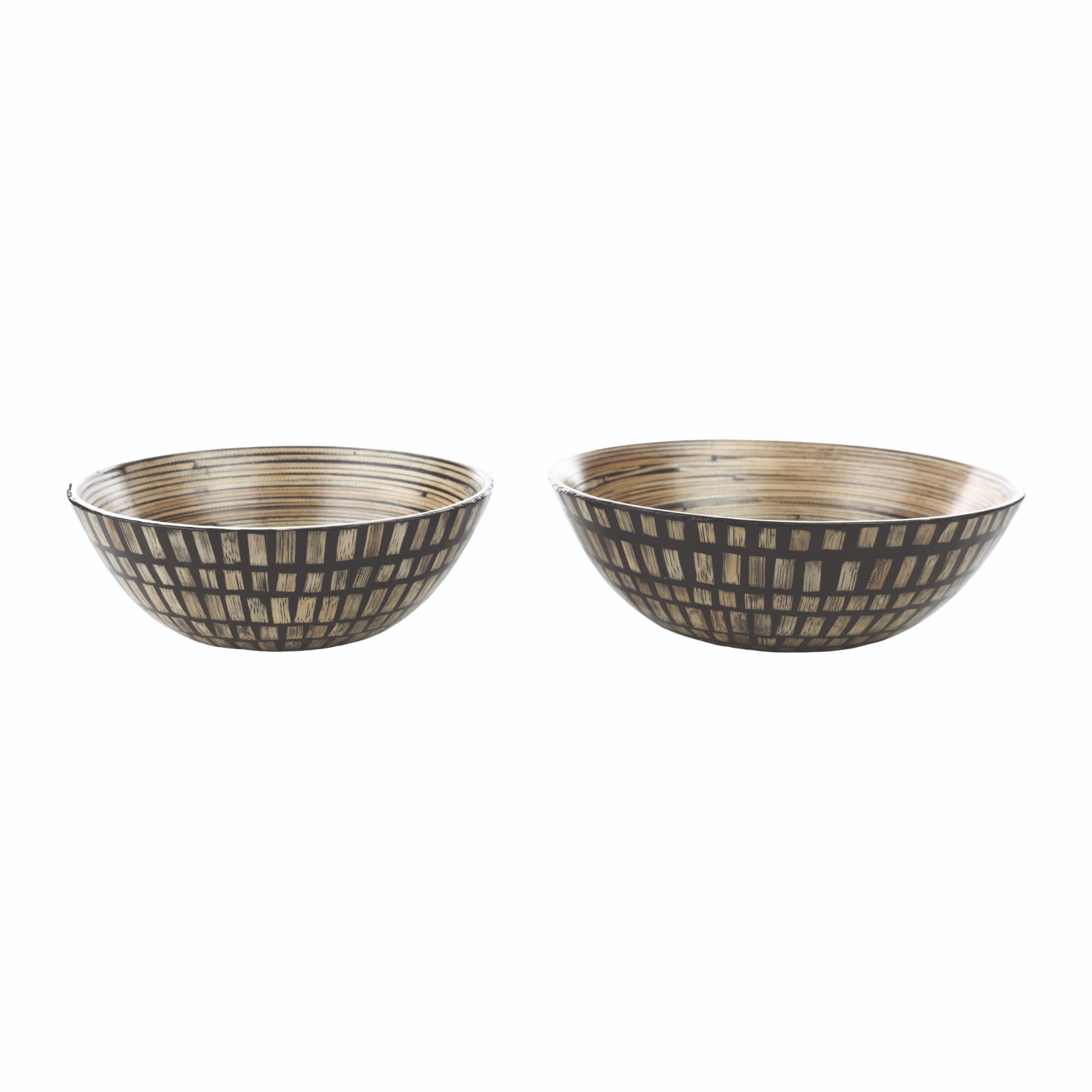 Jogo de Bowl Decorativo Cais Preto e Bege - image 0