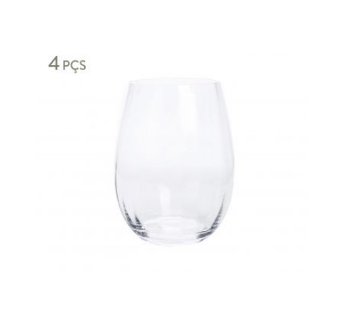 Jogo de Copos de Vidro Cristal - 555ml - image 0