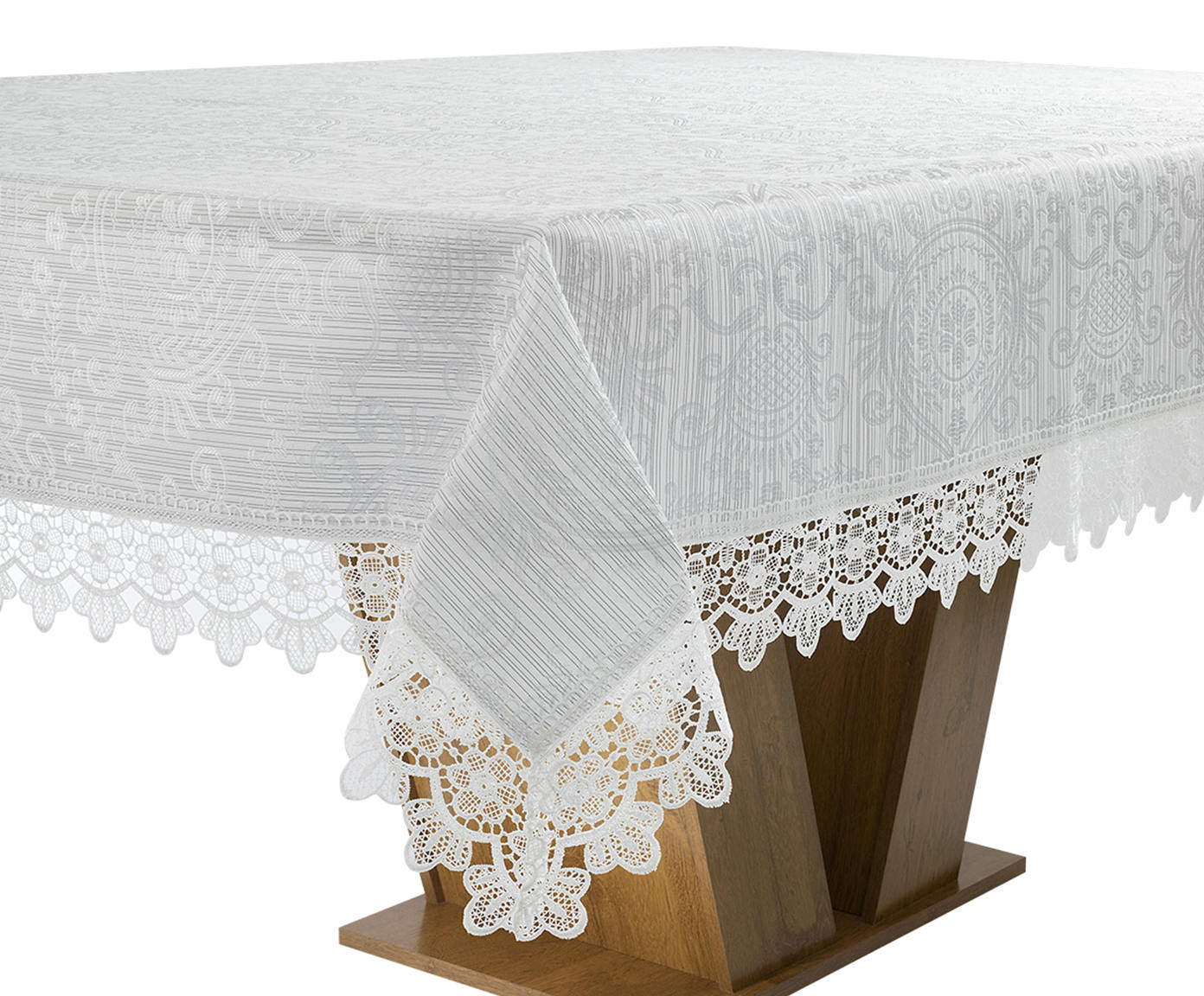Toalha de Mesa Augustus Cinza image number 0