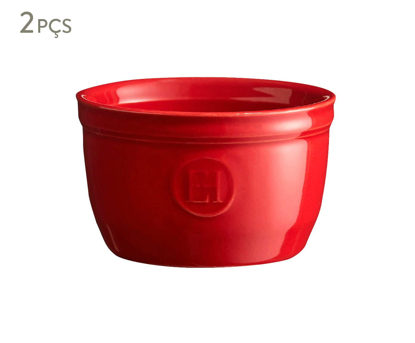 Jogo de Ramequins Emily Henry Vermelho - image 1