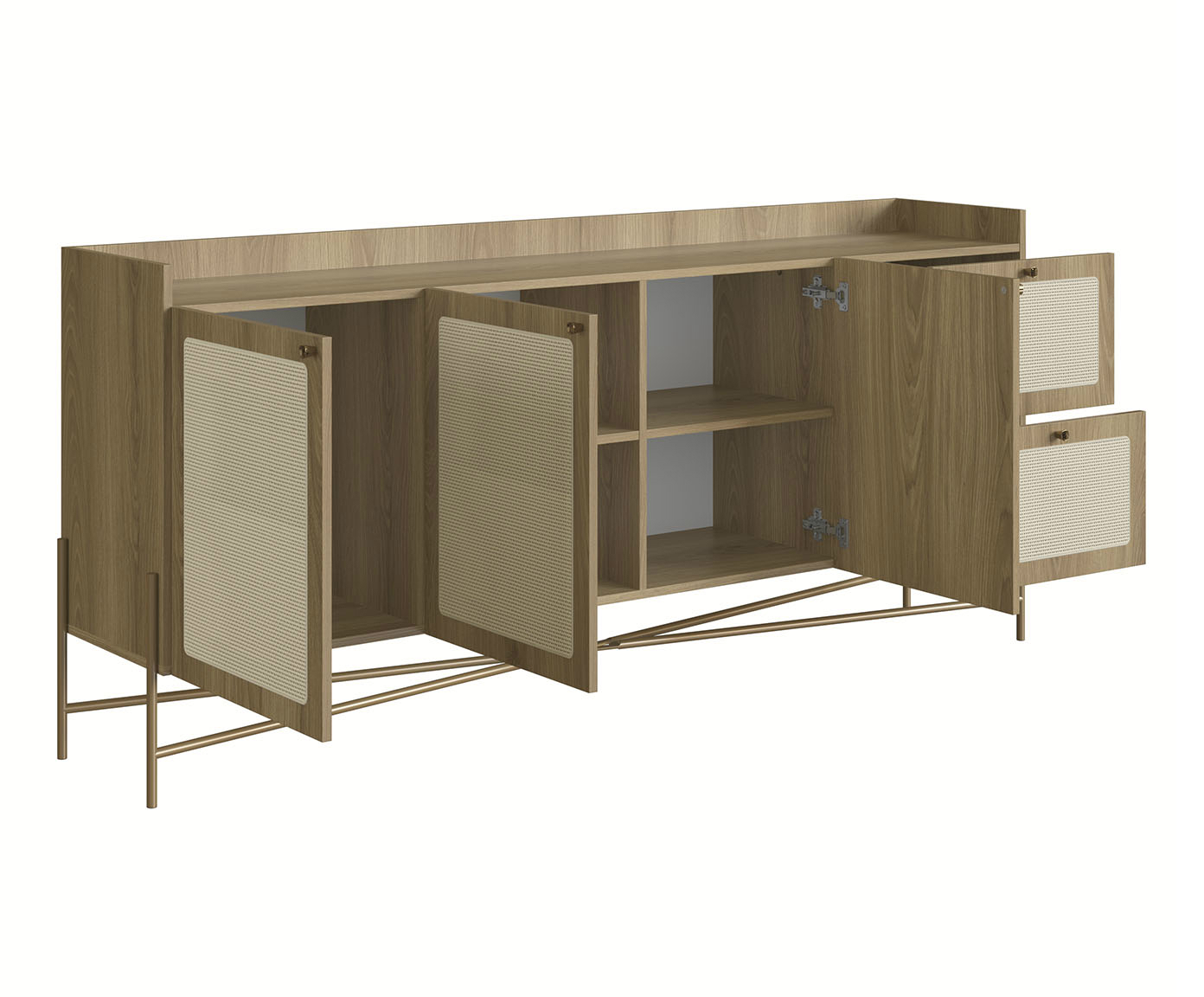 Buffet Industrial Hanover e Dourado image number 2