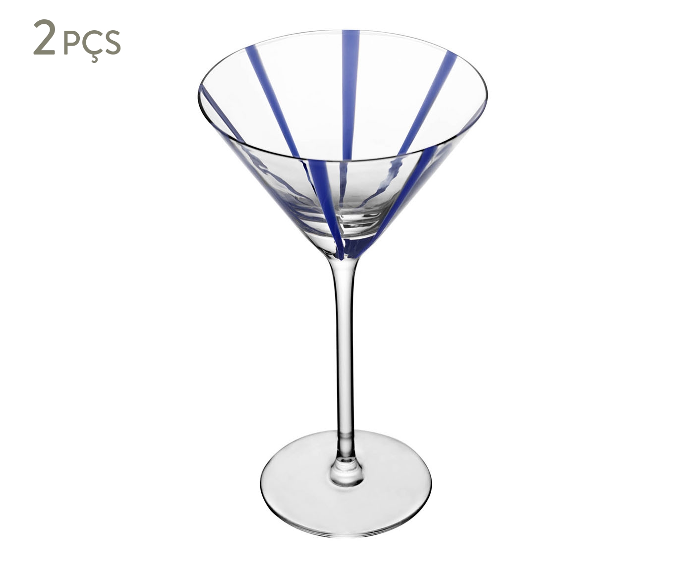 Jogo de Ta&ccedil;as para Martini Azura Azul - image 0