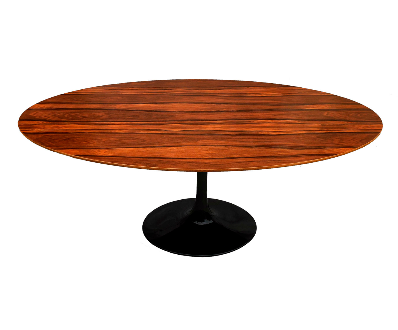 Mesa Saarinen Oval Pau Ferro Base Preta - image 0