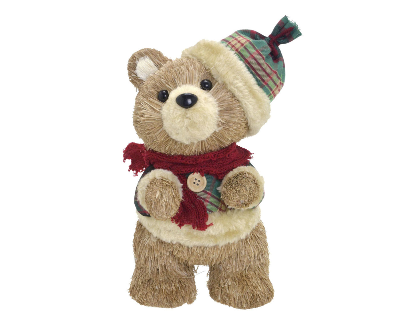 Urso Natalino Decorativo Marrom - image 0