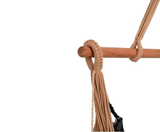 Cadeira de Balan&ccedil;o com Tassel Duna - Preta image number 2