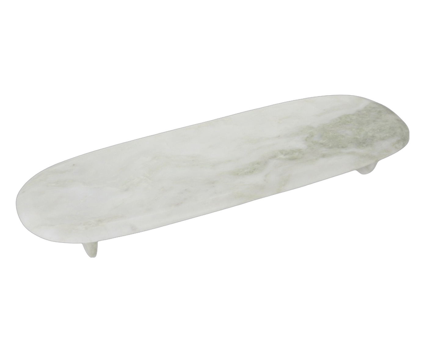 Bandeja Decorativa Seren Branco e Cinza - image 1