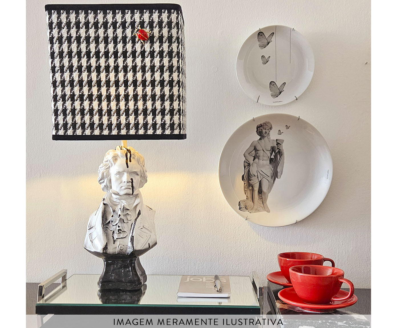 Prato de Porcelana Borboletas image number 4