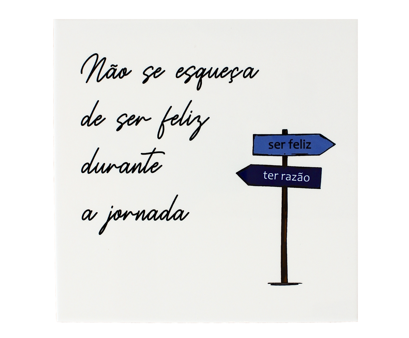 Azulejo Decorativo "Ser Feliz" - image 0