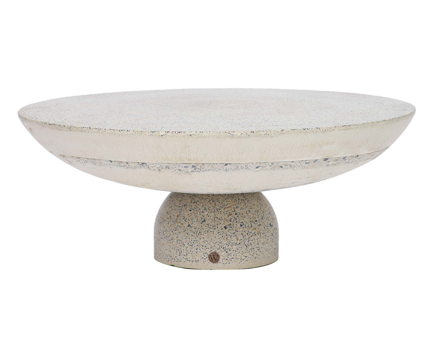 Mesa de Centro M&eacute;dia Brut em Granilite -  Branco - image 0