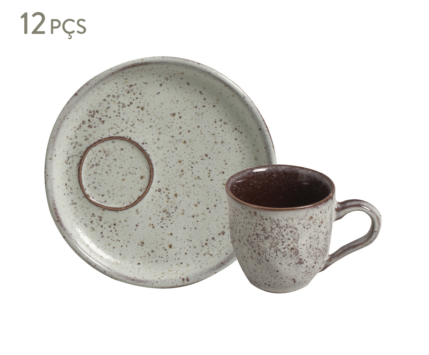 Jogo de X&iacute;caras para Caf&eacute; Bio Pistache Verde Menta - image 0