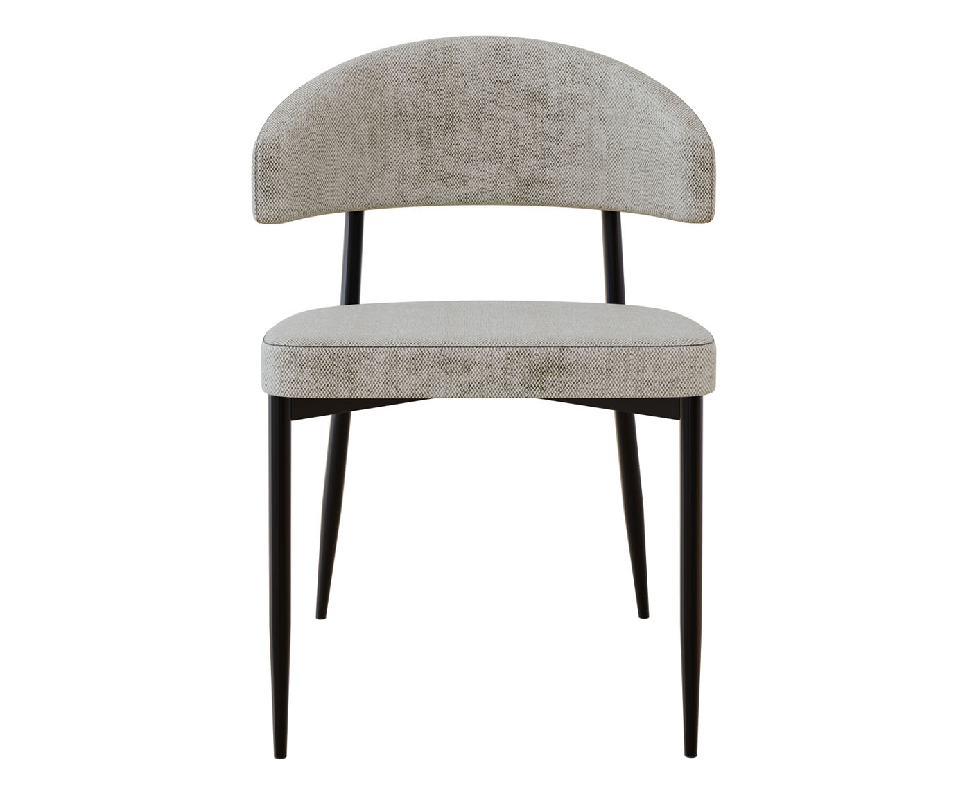 Cadeira Bless Fixa Lautrec Off-White e Preto Fosco - image 0