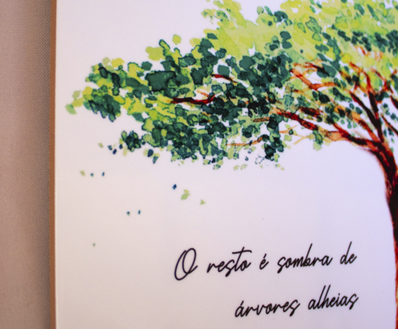 Azulejo Decorativo "O Resto &Eacute; Sombra" - image 1