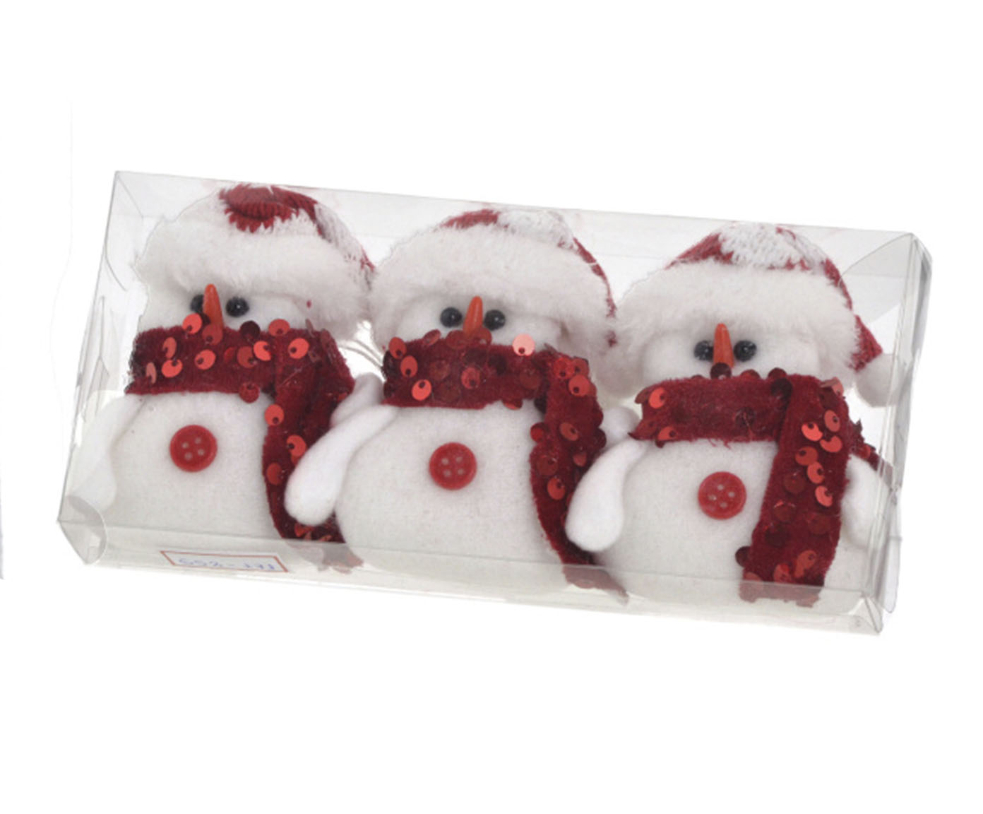 Jogo de Enfeites para Pendurar Snow Men - image 0