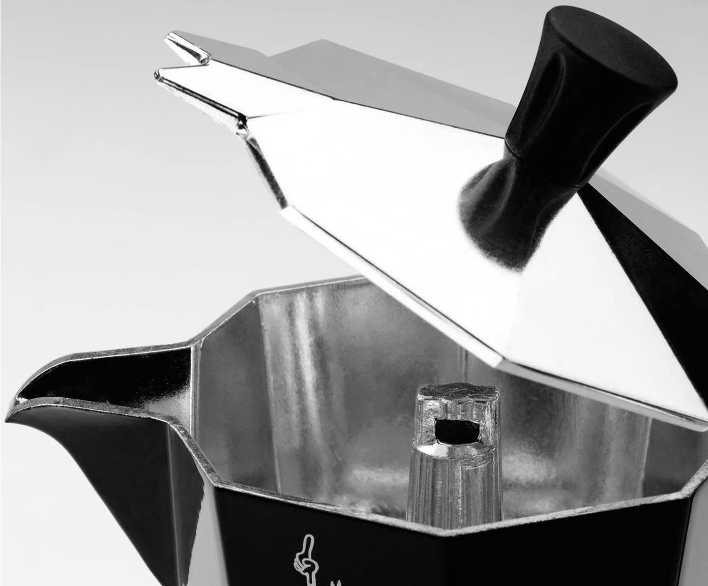 Cafeteira Italiana Nuova Moka Preta image number 1