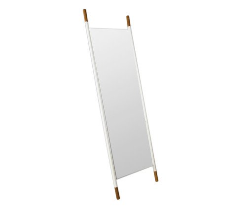 Espelho de Ch&atilde;o Wood Off White - image 0